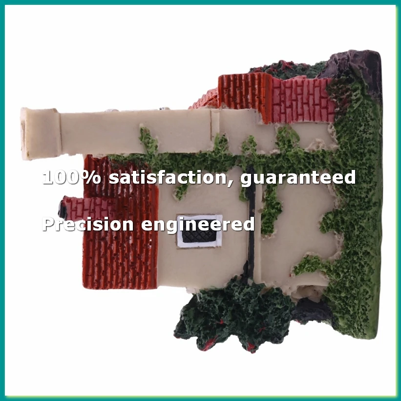 Casetta in Resina Miniatura Carina, Decorazione per Giardino delle Fate, Artigianato in Resina, 4 Stili, Colore Casuale - A07G