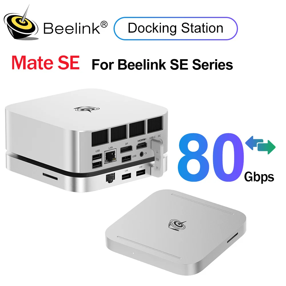Beelink Mate SE-A Docking Station per SER8, SER9, SER9 PRO, SEi14 MINI PC Desktop Laptop Computer da Gaming