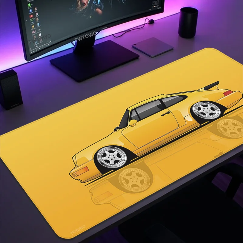 Tappetino per mouse Gamer Car XL Home Large New Mousepad XXL Tappetino per tastiera meccanica Tappeto per ufficio Tappetino per mouse desktop in morbida gomma naturale