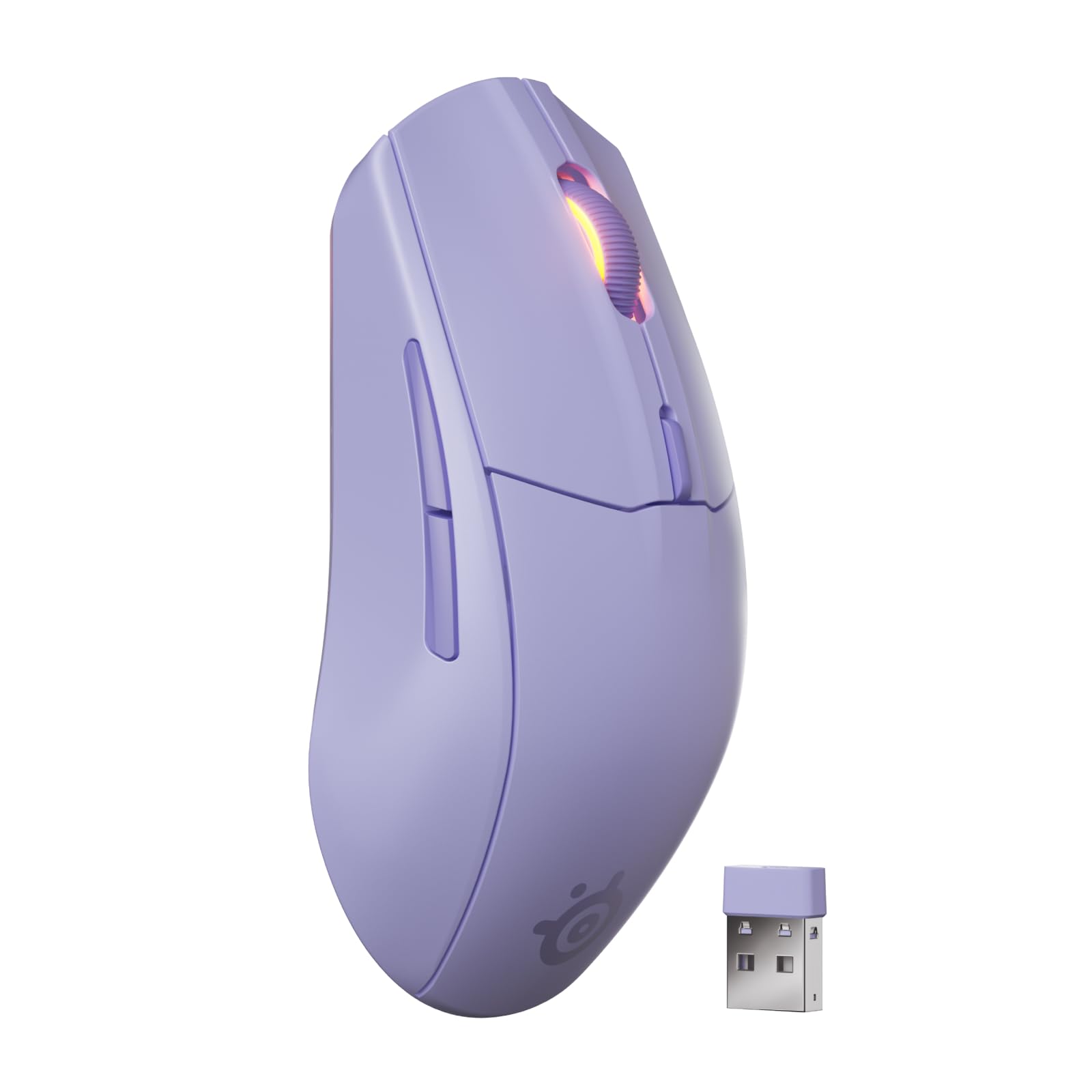 SteelSeries Rival 3 Wireless Gen 2 - Mouse Gaming - 2,4 GHz e Bluetooth - Sensore ottico TrueMove Air da 18000 DPI - Durata 60 milioni di clic - Leggero - Piedini 100% PTFE - Lava…