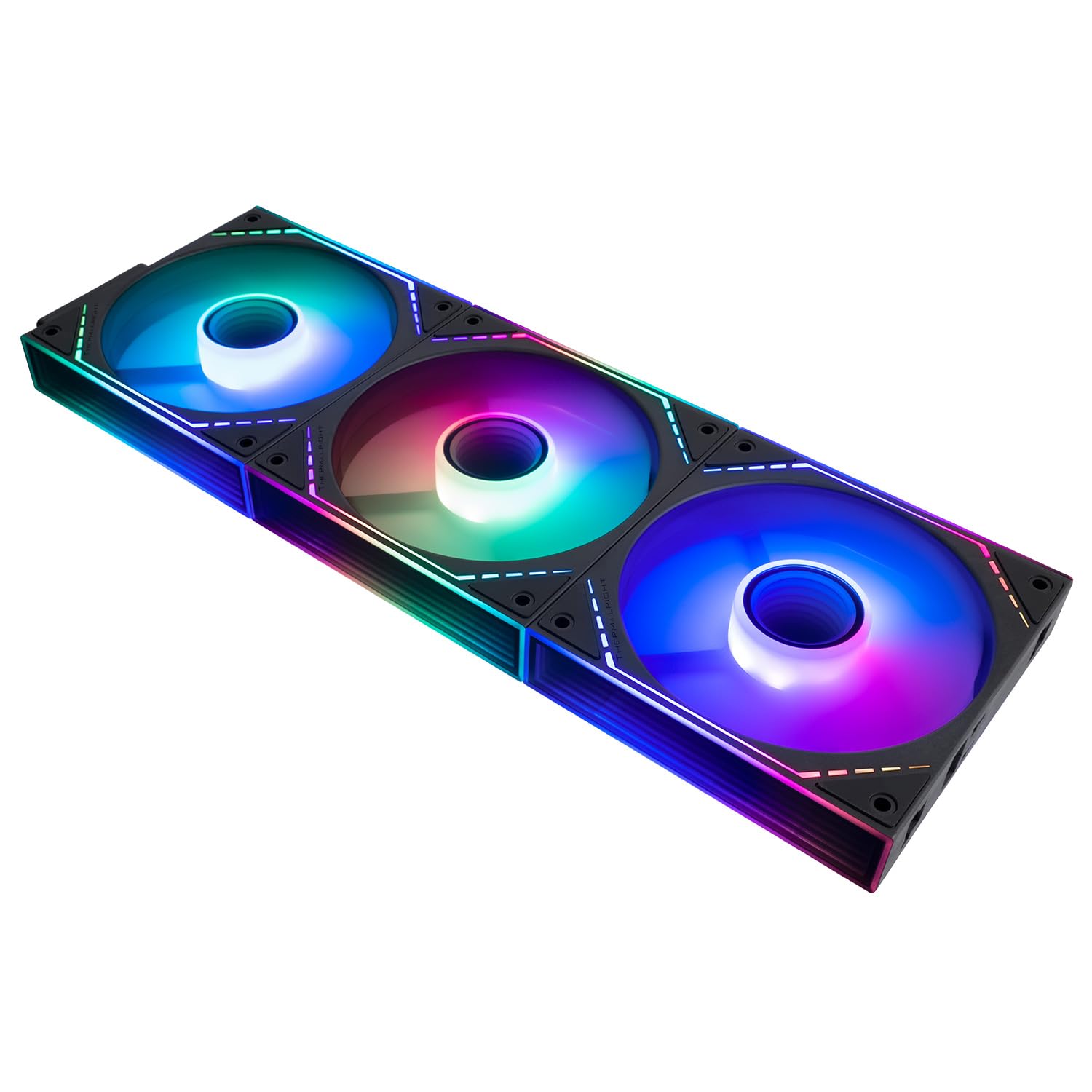 TR-Thermalright TL-M12Q-S X3 Ventola per Case ARGB a Specchio Infinito - Raffreddamento PWM da 120mm, Velocità 2000RPM, Ventola Modulare