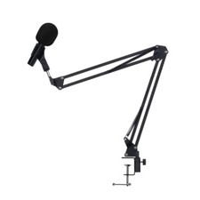 FiNeWaY Supporto Microfono da Scrivania Regolabile Gaming Podcast Microfono Braccio