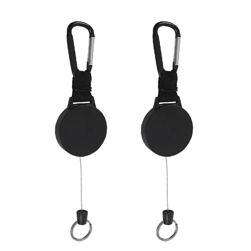 2 Pezzi Supporto Retrattile per Radio CB da Auto, Gancio Resistente per Microfono Radio CB per Baofeng Wouxun