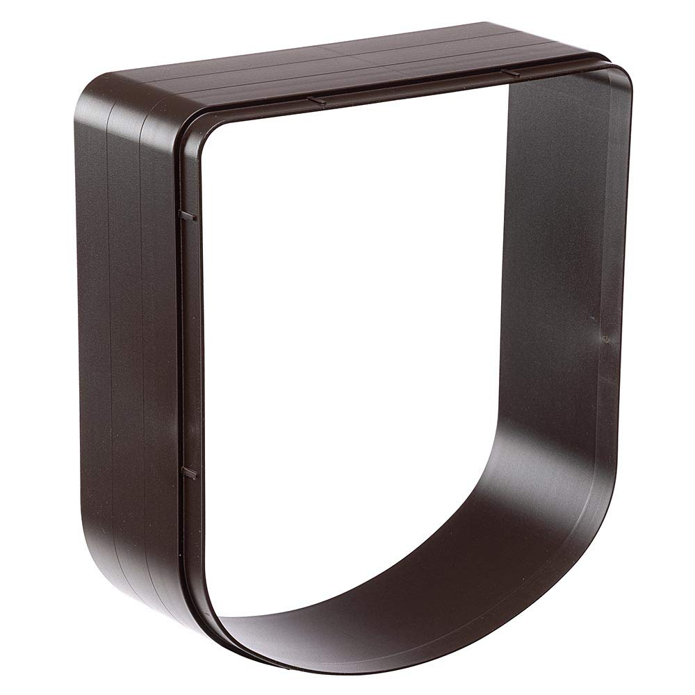 Ferplast Estensione per portina per cani piccoli gatti Gattaiola Porta SWING 3 e 5 EXTENSION, 16,3 x 5 x h 18,4 cm - Profondità 5 cm, Marrone