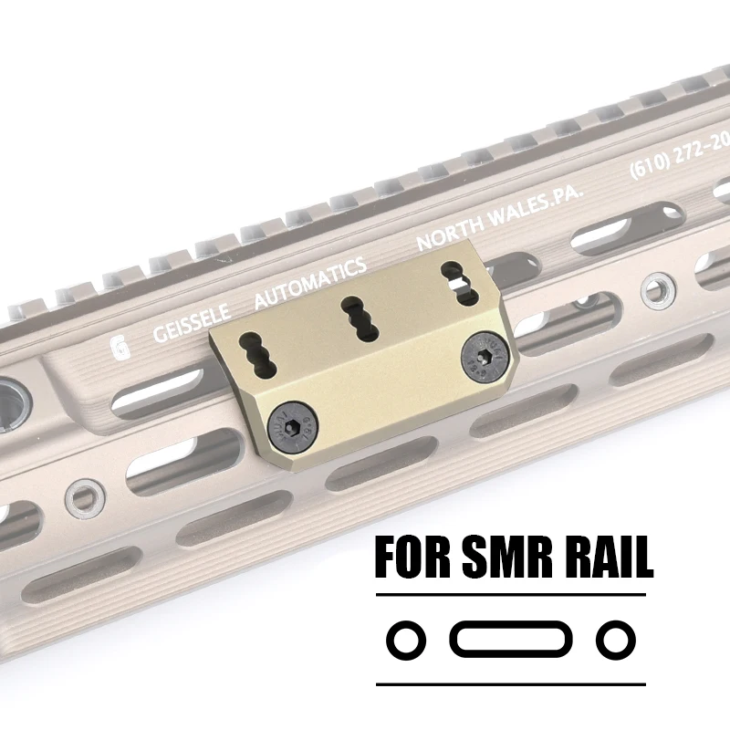 Supporto tattico Surefire M300 M600 Offset Scout Fit Base su guida SMR Airsoft PLH V2 350 Supporto per torcia