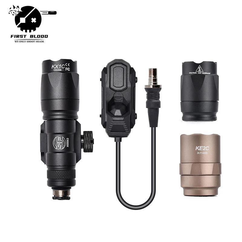 Supporto Tattico per Torcia Surefire con Interruttore AXON, Compatibile con Guida Picatinny 20mm e MLOK Keymod per M300/M600