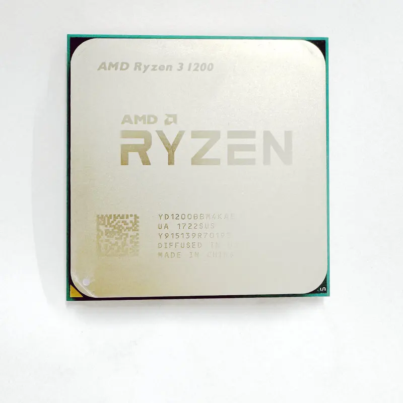AMD Ryzen 3 1200 R3 1200 CPU quad-core quad-thread da 3,1 GHz YD1200BBM4KAE Presa AM4