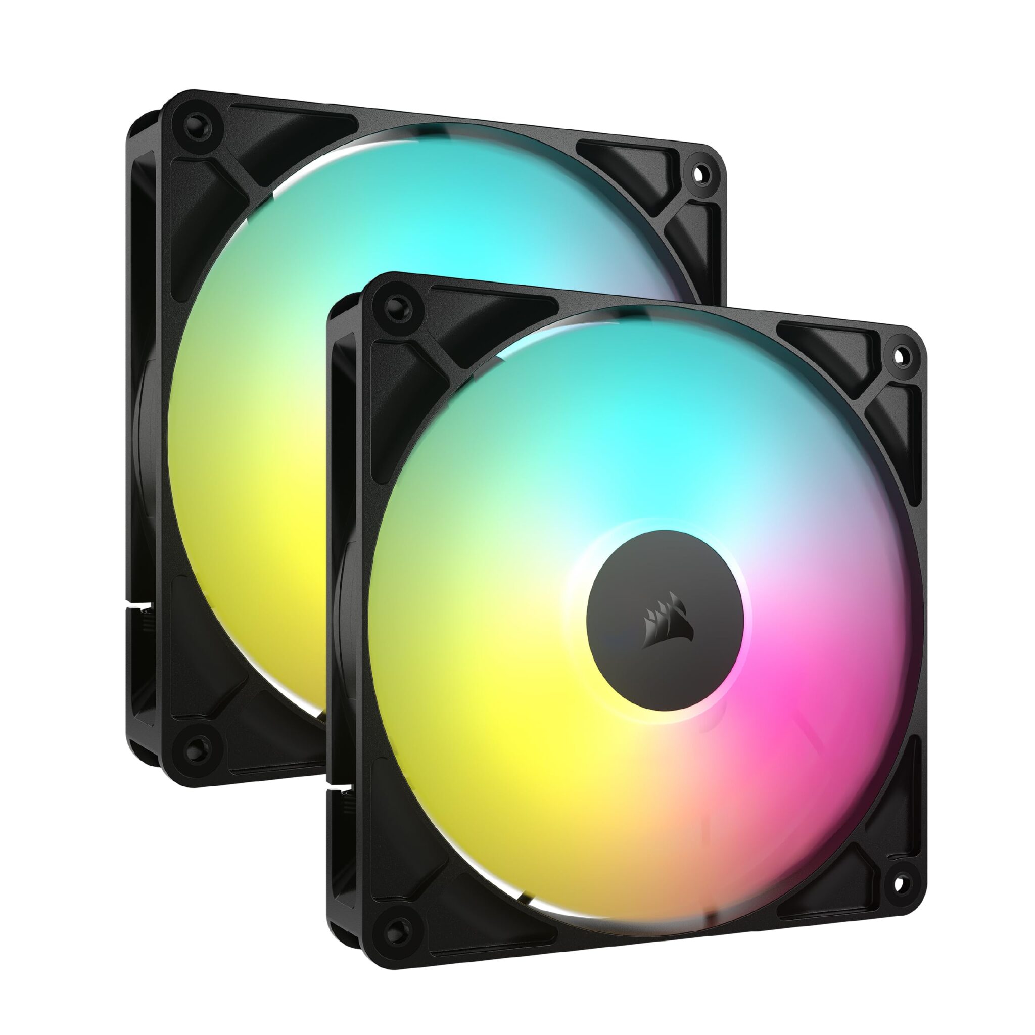Corsair Rs140 Argb - Geh?usel?fter - 140 Mm - Schwarz (packung Mit 2)