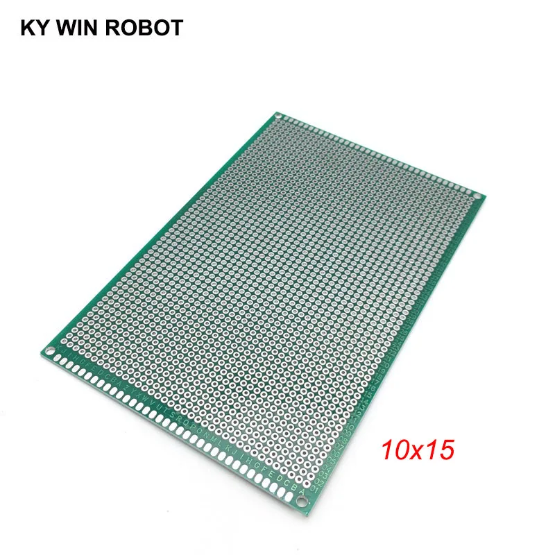 1 Pezzo PCB Prototipo Bifacciale 10x15cm 100x150 MM, Circuito Stampato Universale per Arduino
