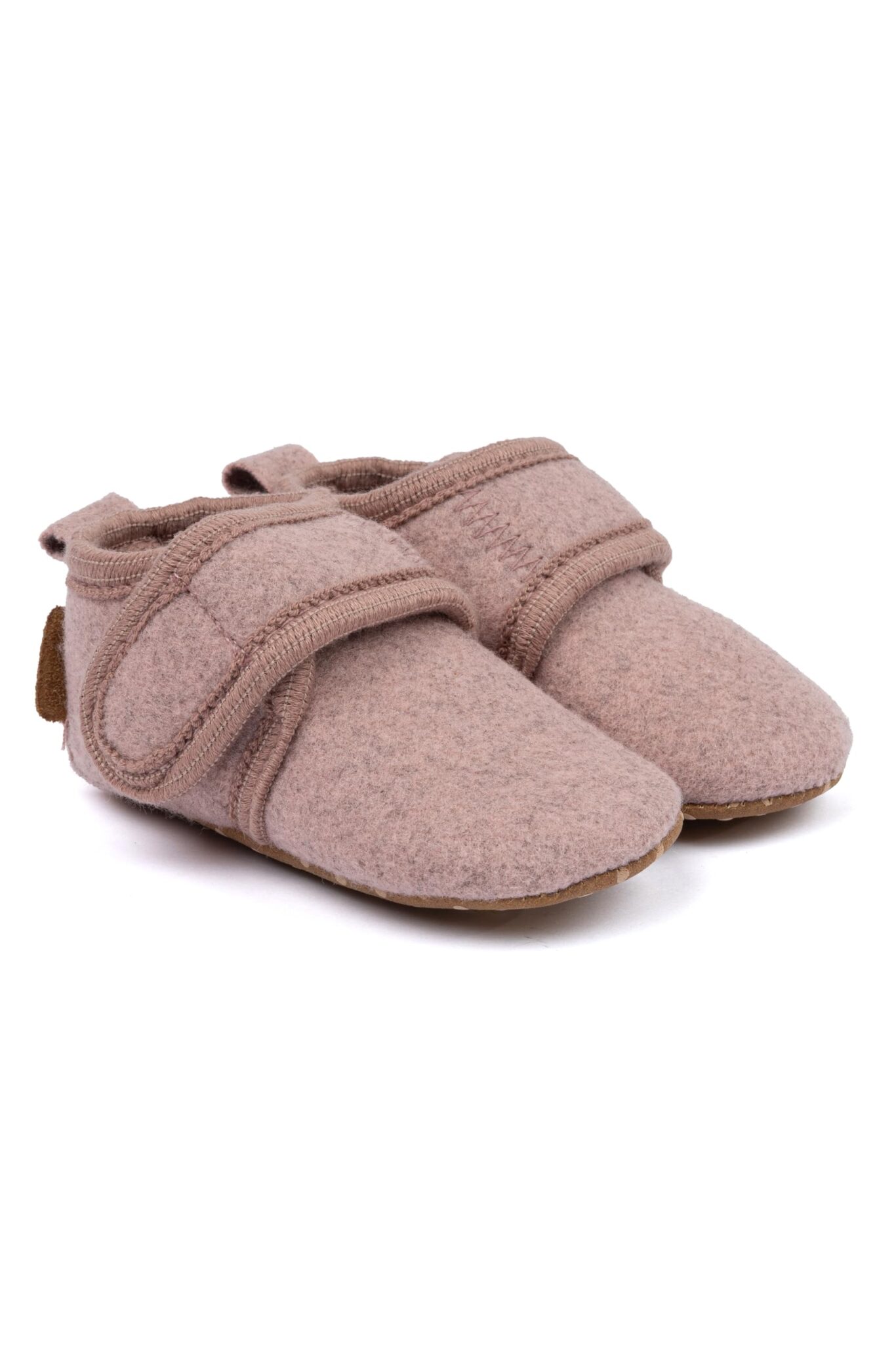 Mikk-line Scarpine per neonati – Morbide scarpe primi passi con suola in finta pelle antiscivolo – Calde pantofole in feltro per ragazzi e ragazze – Perfetto per 0-48 mesi