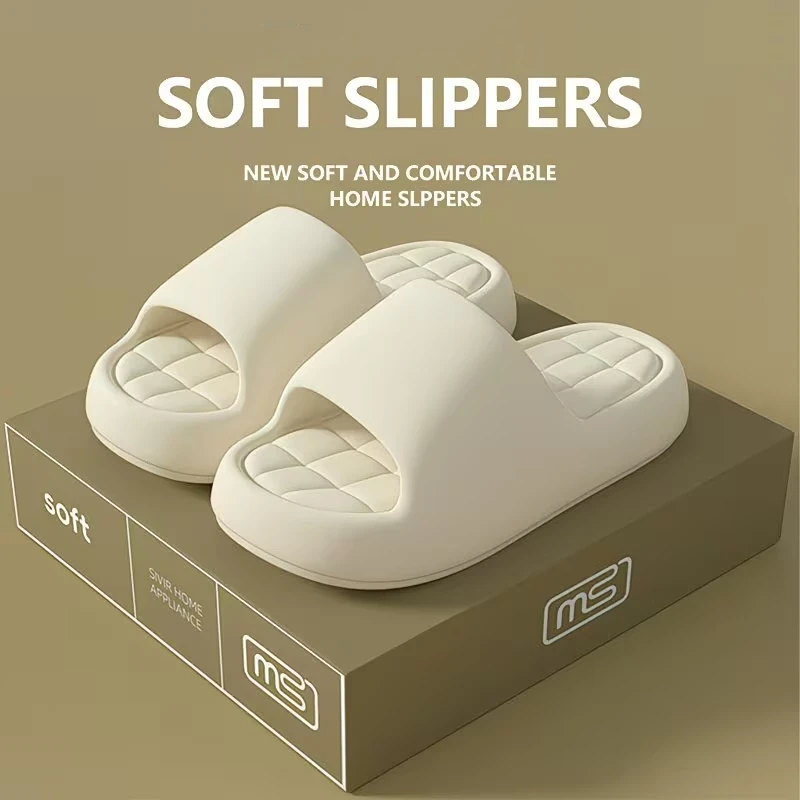 Ciabatte da donna alla moda, da interno, con suola spessa e morbida, antiscivolo, resistenti all'usura, in EVA, per bagno, da uomo, estive, da esterno, nuove scarpe
