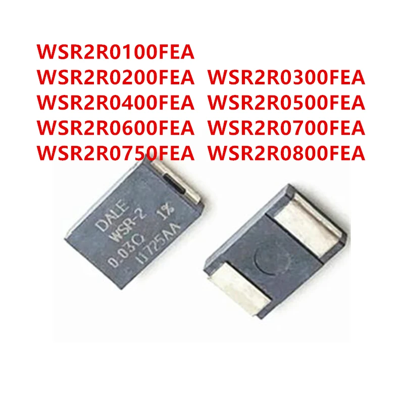 WSR-2 2W 1% 0.01R 0.01Ω DALE 4527 75PPM 0.02R 0.03R 0.04R 0.05R 0.06R 0.06Ω 0.07R 0.05Ω Resistore di rilevamento corrente - SMD 2 watt