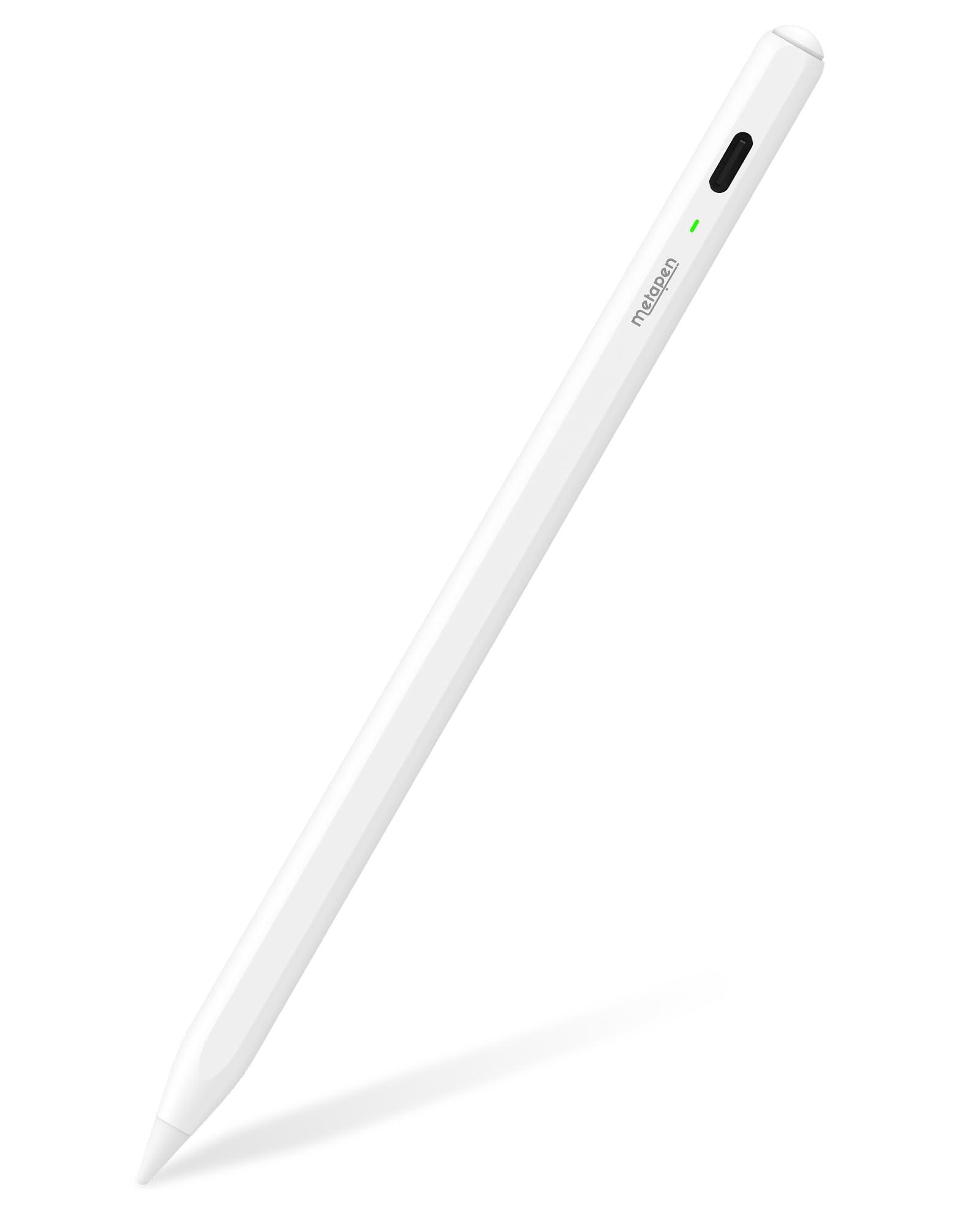 Metapen Air8 Penna per Apple iPad 2018-2026,Rifiuto Palmo,Alta Precisione | Pencil per iPad con USB-C,2X Ricarica Rapida,per iPad 11 A16/10/9/8/7/6,Air 5/4/3/11''M2/M3/M4,Pro 12.9…