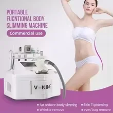 Nuovo Sistema Multifunzionale V9 per il Contorno del Corpo: Criolipolisi, Cavitazione 80K, Vela Shape Vacuum Roller e Macchina per il Lifting Facciale