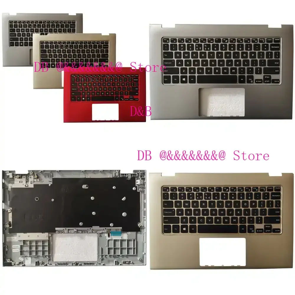 Tastiera per laptop serie Inspiron 13 7000 con copertura superiore con poggiapolsi compatibile con i modelli 7347, 7348, 7359 e la parte corrispondente