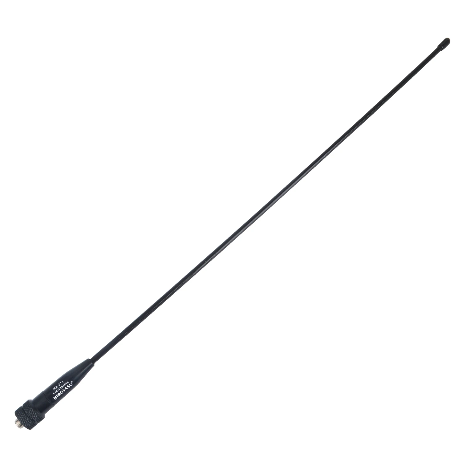 HIROYASU Walkie Talkie Antenna HA-771 144/430MHz 2.15/3.0dBi 2M 70CM VHF UHF Dual Band Whip Antenna portatile SMA-Femmina 38.5CM