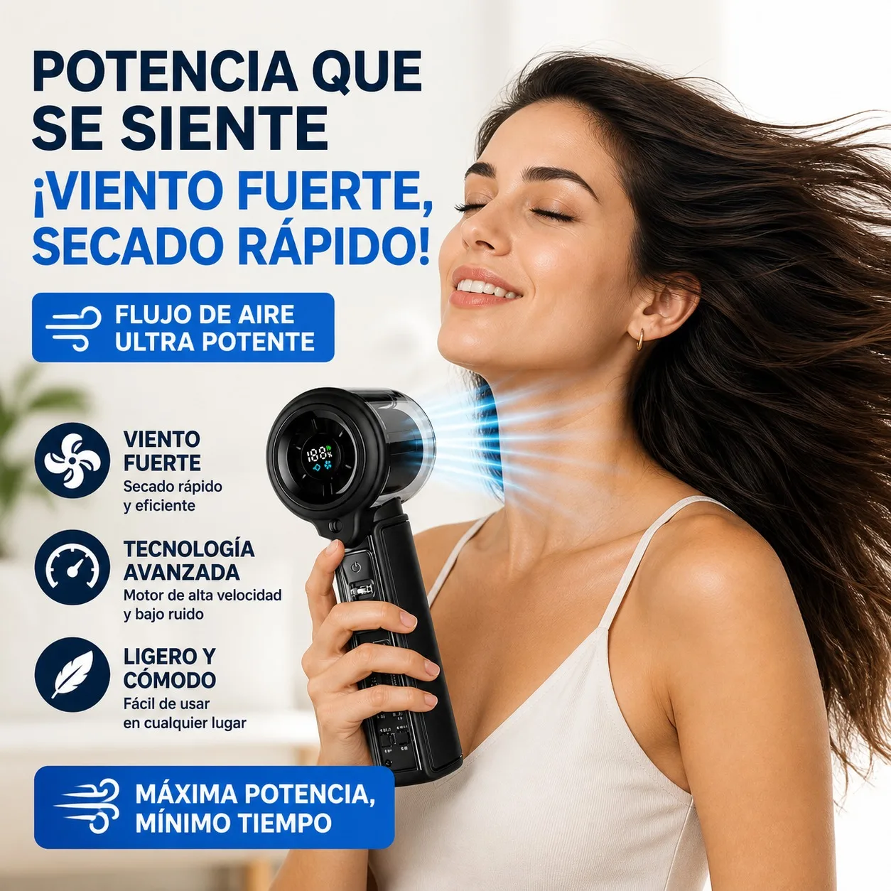 Ventilatore Portatile Mini con Nebulizzatore Nano e Display Digitale LED, Ventilatore Tascabile Ricaricabile per Trucco e Viaggi, Design Compatto in ABS e PC