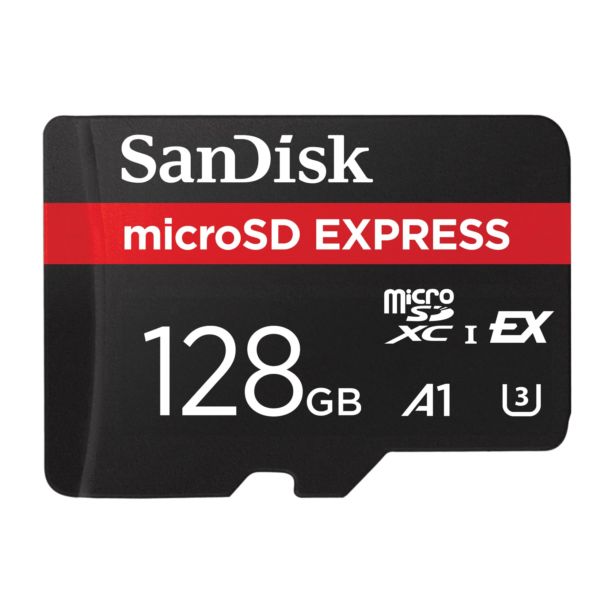 SanDisk Scheda microSD Express da 128 GB (Velocità di lettura fino a 880 MB/s, velocità di scrittura fino a 480 MB/s, velocità di scrittura sostenuta di 100 MB/s, classi U3, C10)