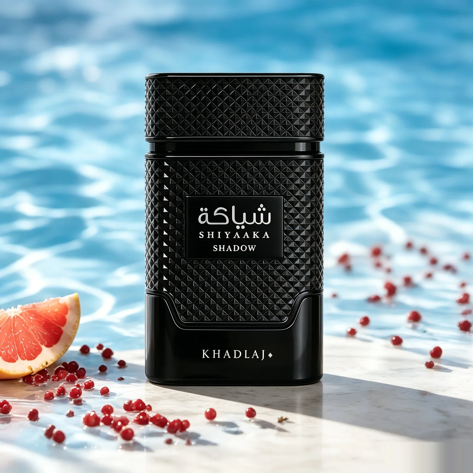 Khadlaj Shiyaaka Shadow Cologne 100ml 3.3 FL OZ Spray a Lunga Durata Intenso Profumo di Pelle, Oud e Ambra per Uomo, Consegna Rapida, Bestseller