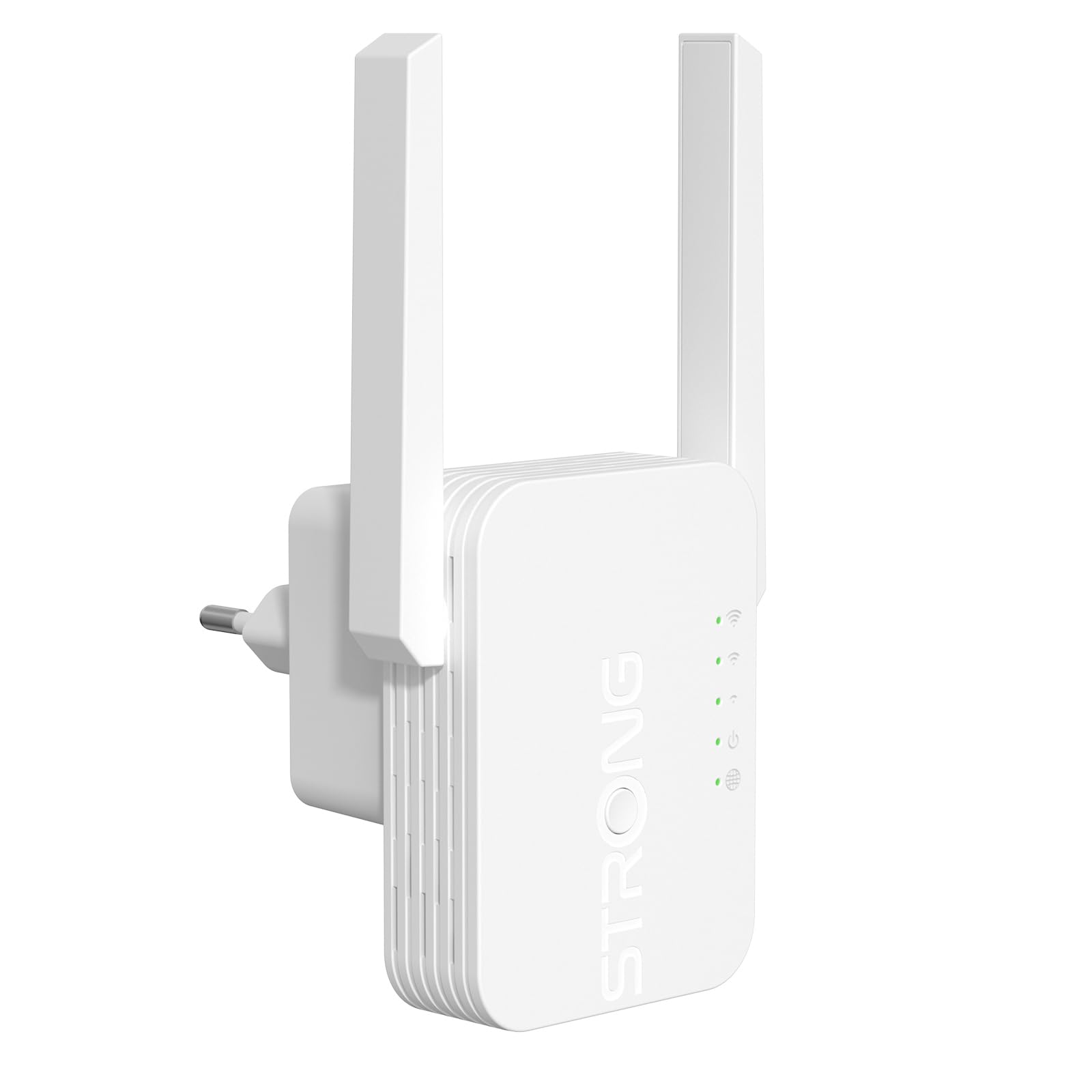 STRONG Ripetitore WiFi N300, Amplificatore WiFi Lunga Copertura | 300 Mbps, Ripetitore WiFi, Amplificatore WiFi, WPS, Porta LAN, Modalità Access Point, Compatibile con tutti i rou…
