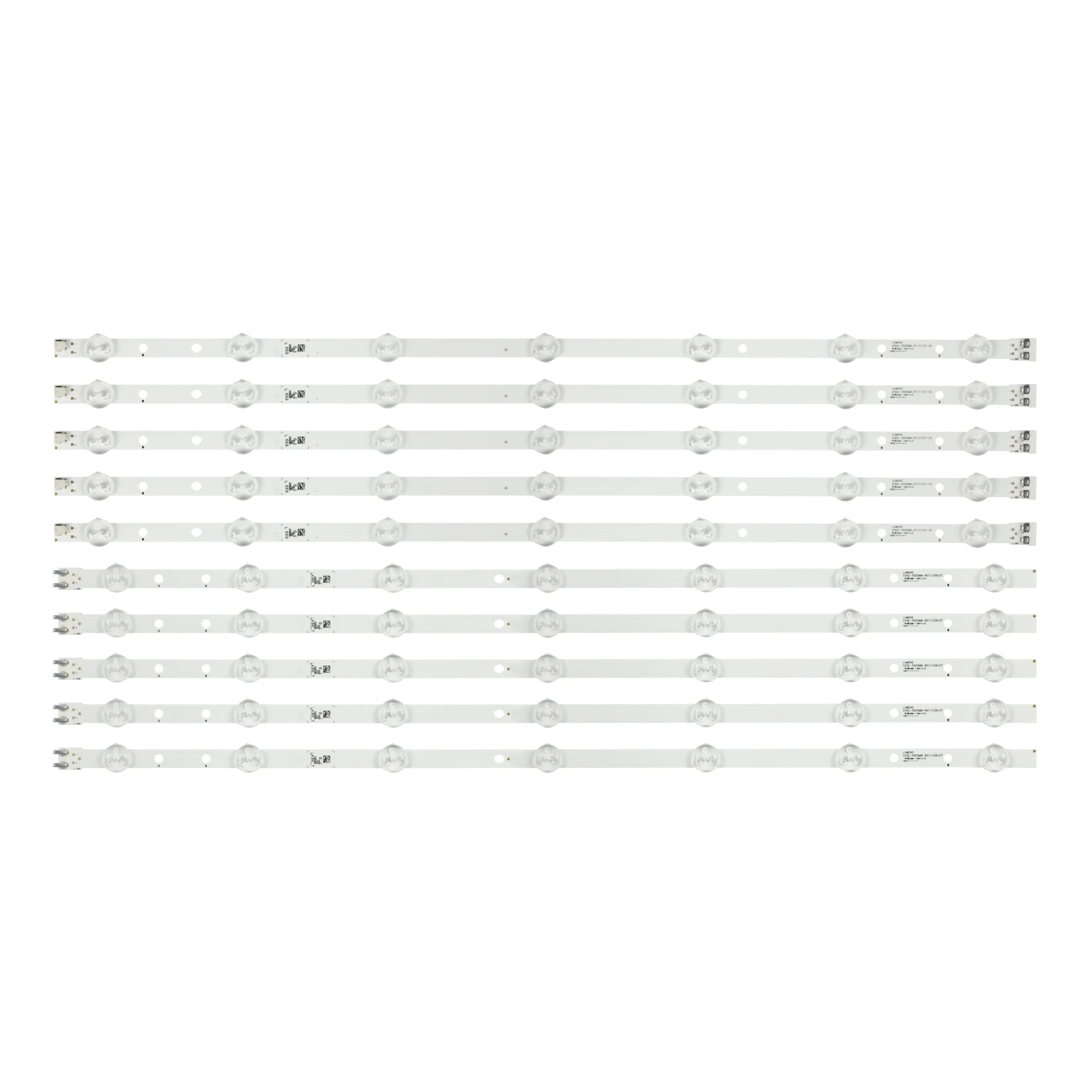 Striscia di Retroilluminazione A LED (10) per Samsung LH55EDDPLGC UA55H6203 UN55FH6030 UN55H6103 UN55J6200 BN96-39055A BN96-30056A 2013SVS55_3228N
