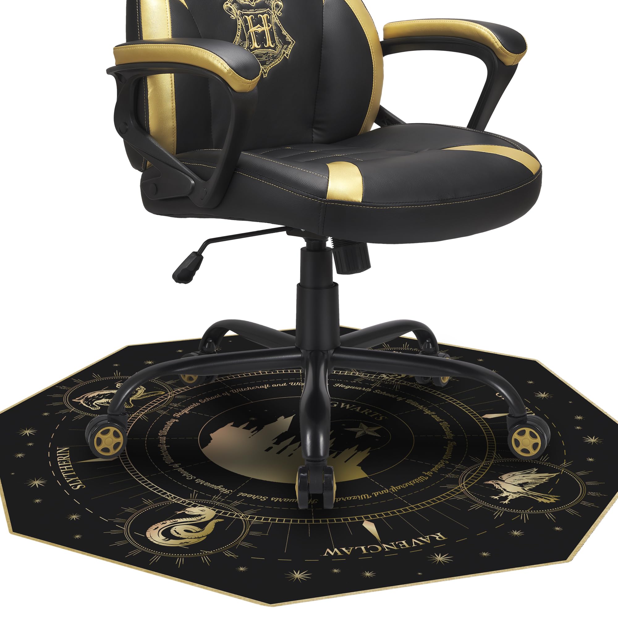 Subsonic - Tappetino da Gioco Harry Potter 100x100 cm - Antiscivolo per Sedia da Ufficio – Tappetino Protettivo per Pavimenti e Parquet per la Camera dei Giocatori - Facile da Pul…