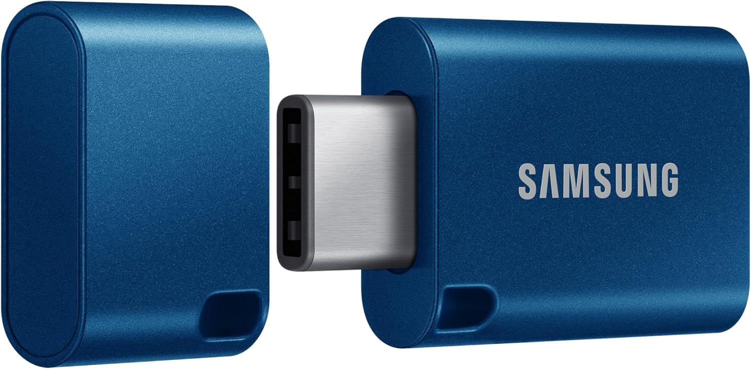 Samsung Flash Drive Type-C MUF-512DA/APC Chiavetta USB Pen Drive da 512 GB, colore blu, velocità di lettura fino a 400 MB/s, compatibile con smartphone, PC, tablet, notebook, TV,…
