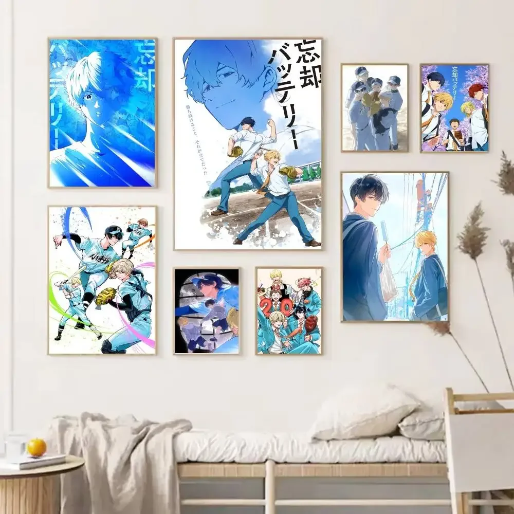 Poster Manga Anime O-Oblivion Battery, Adesivo Artistico Autoadesivo Impermeabile, Decorazione da Parete per Caffetterie, Bar e Stanze