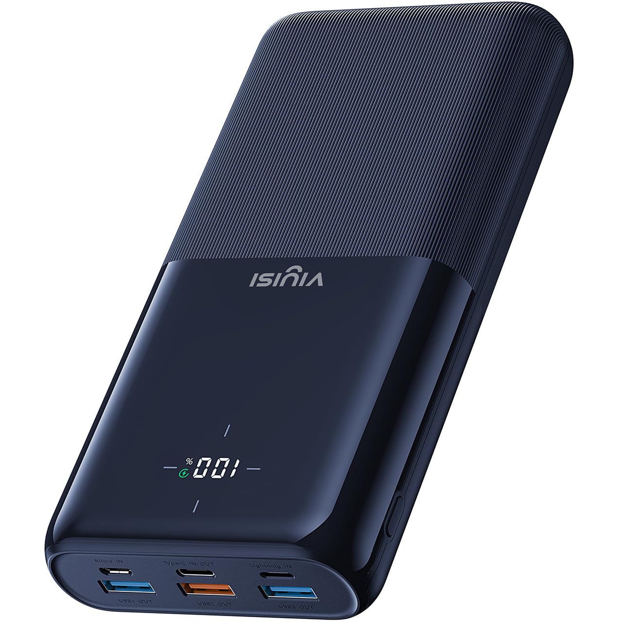 VIYISI Power Bank 30000mAh, Caricatore Portatile Ricarica Rapida 22,5W | Potente Batteria Portatile USB C con Display LED, 4 Uscite e 3 Ingressi Compatibili con iPhone/Samsung/Xia…
