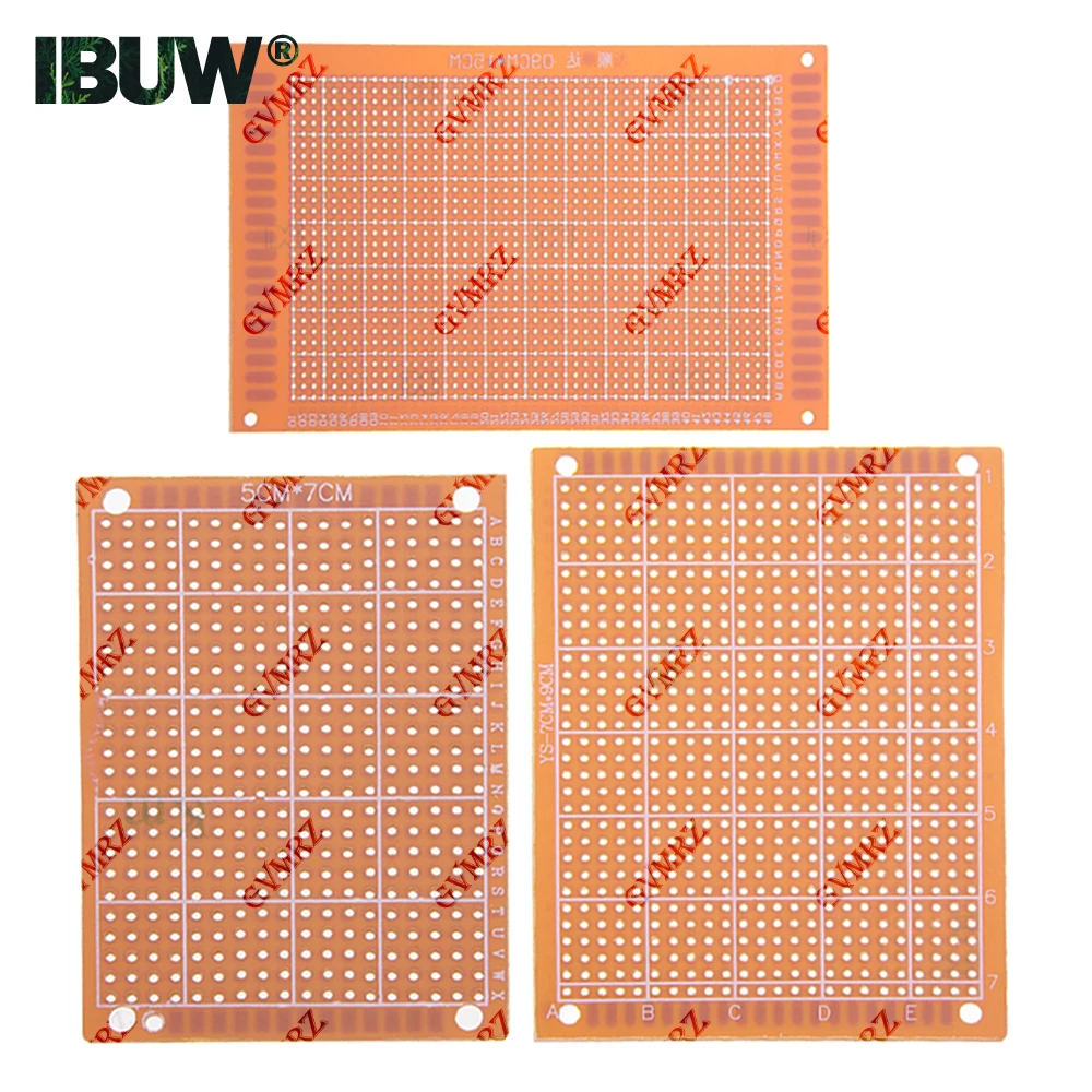 Scheda Prototipo PCB Fenolica Universale con Fori Passanti per Progetti Elettronici Fai-da-Te