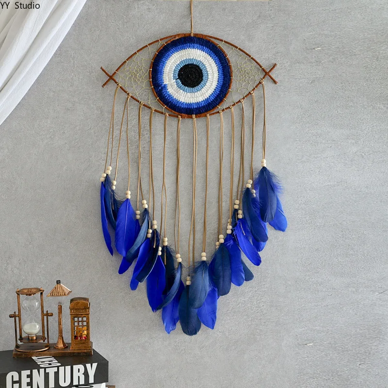 Decorazioni da Parete Creative Fatte a Mano con Occhio del Diavolo, Accessori per la Casa, Decorazioni per Soggiorno, Arte e Artigianato, Regali