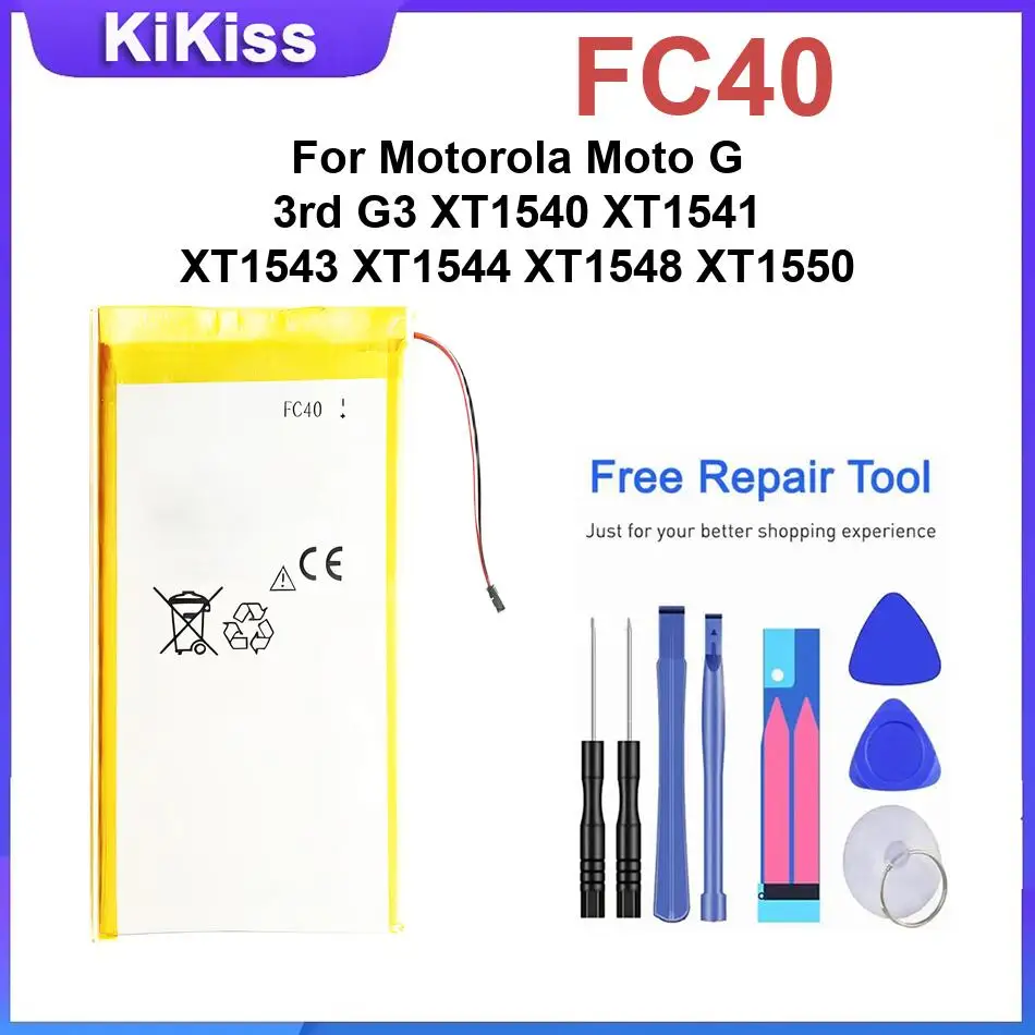 Batteria per cellulare FC40 per Motorola Moto G 3rd G3 XT1540 XT1541 XT1543 XT1544 XT1548 XT1550 XT1557 Batterie di ricambio