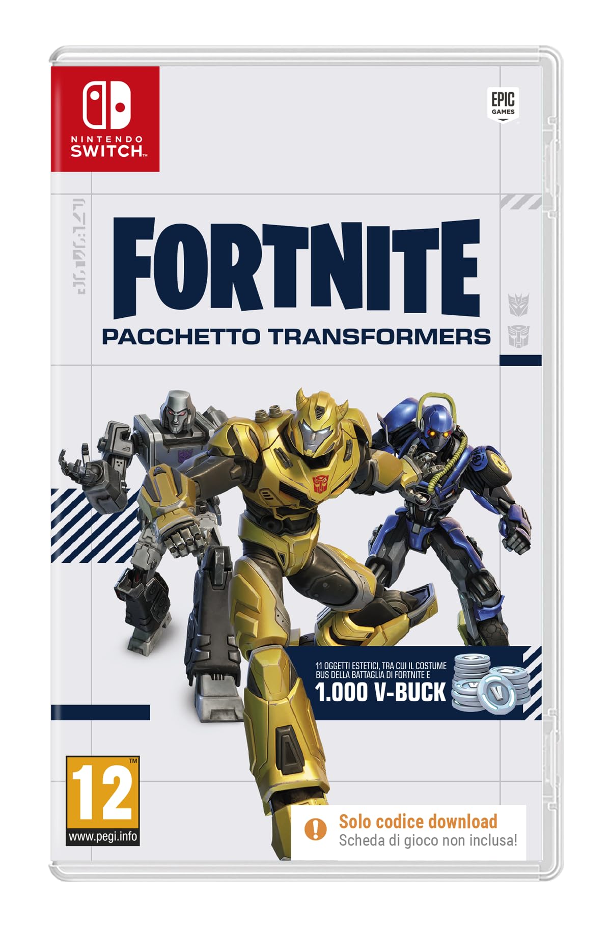 Fortnite Transformers Pack (Codice per il download del gioco nella confezione) - Switch