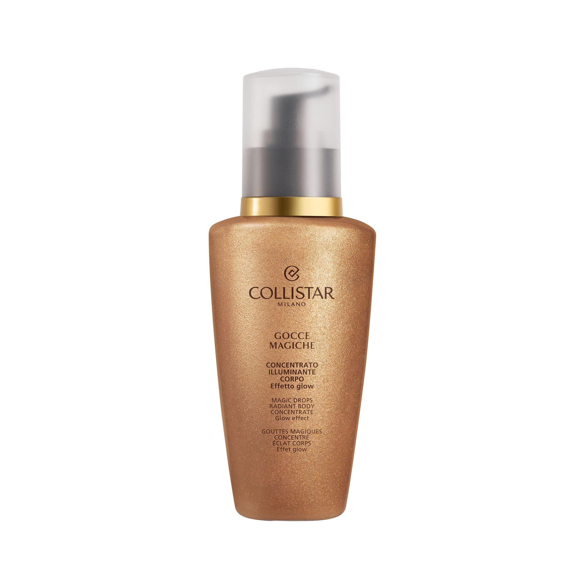 Collistar Gocce Magiche Glow, Concentrato Illuminante Corpo, Texture Leggera e Fresca, non Contiente Attivi Autoabbronzanti, 125 ml