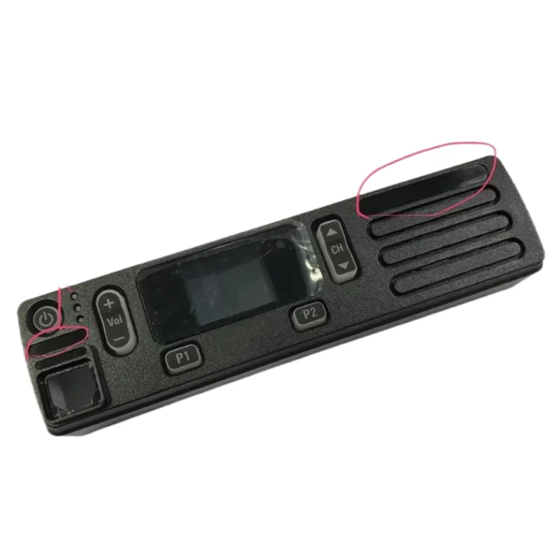Adatto per piattaforma per auto digitale Motorola XiR M3188, guscio anteriore CM200 con pulsanti digitali, coperchio con etichetta sul guscio