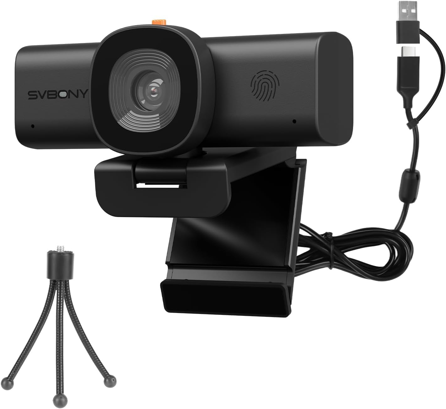 SVBONY W1 2k Full HD Webcam per Videoconferencia con Doppio Microfono | per Videoconferenze, Riduzione del Rumore Tramite IA, Messa a Fuoco Automatica, Adattamento alla luce Scars…