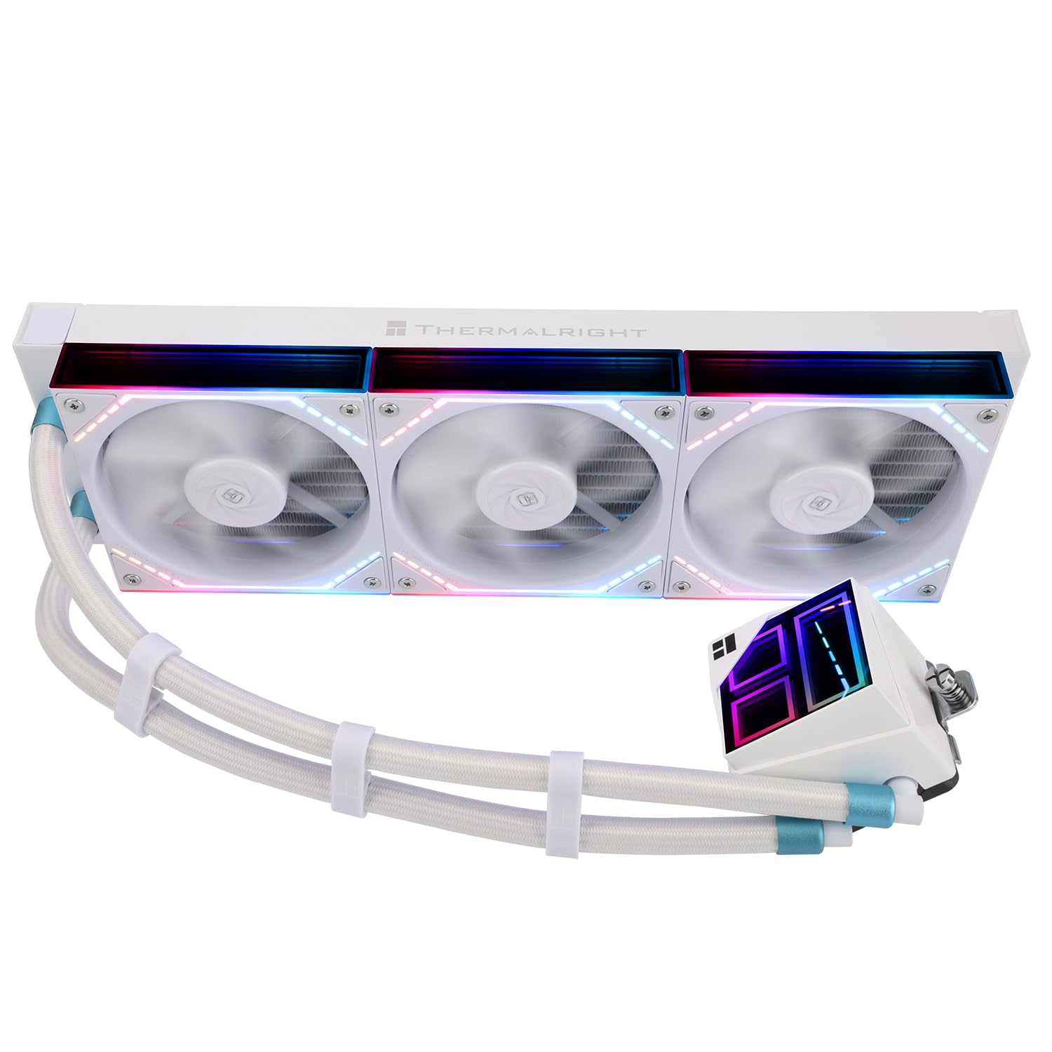 Thermalright-TR Frozen Infinity 360 WHITE CPU AIO, TL-M12W*3, ventola PWM, refrigeratore ad acqua per computer, ARGB Infinity Mirror, raffreddamento a liquido CPU 360: LGA1851/170…