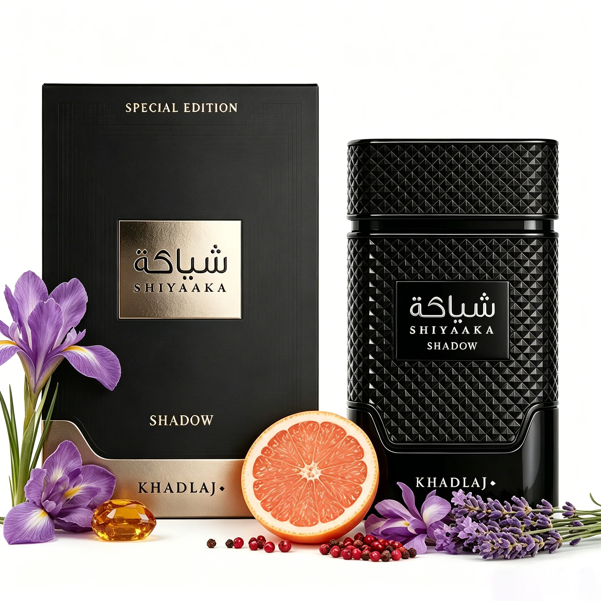 SHADOW Eau de Parfum per Uomo, Fragranza Legnosa Ambrata, Profumo Spray a Lunga Durata, Aroma Audace e Sofisticato per Uso Quotidiano e Occasioni Serali