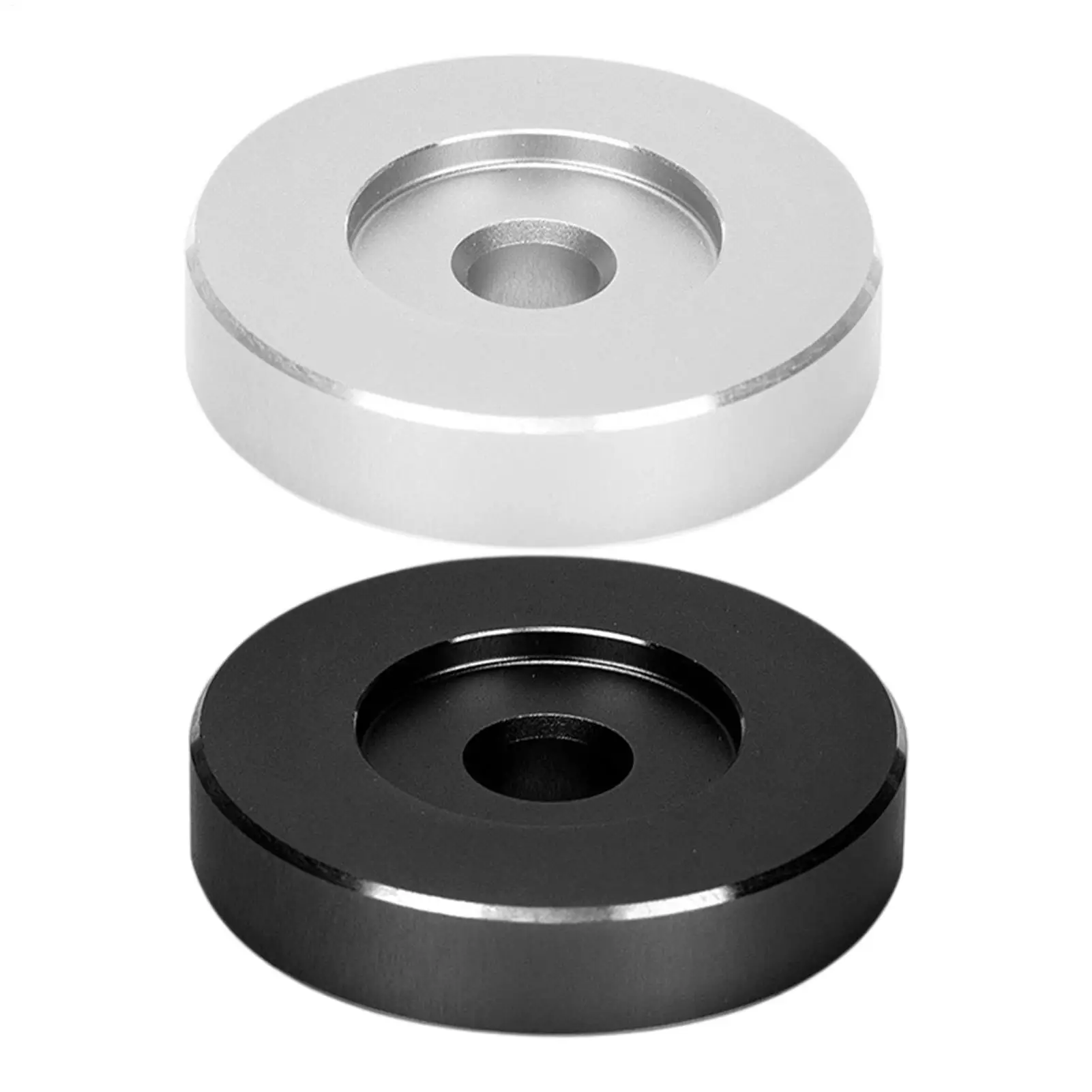 Adattatore universale per giradischi 45 giri, foro grande, cupola in alluminio massiccio, adattatore di precisione per dischi 45 giri per giradischi da 7 pollici, DJ.