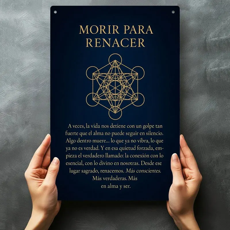 CIFBUY Decorazione da parete in alluminio con albero della vita vintage della Kabbalah, decorazione in metallo impermeabile e antiruggine per la casa, la sala di meditazione