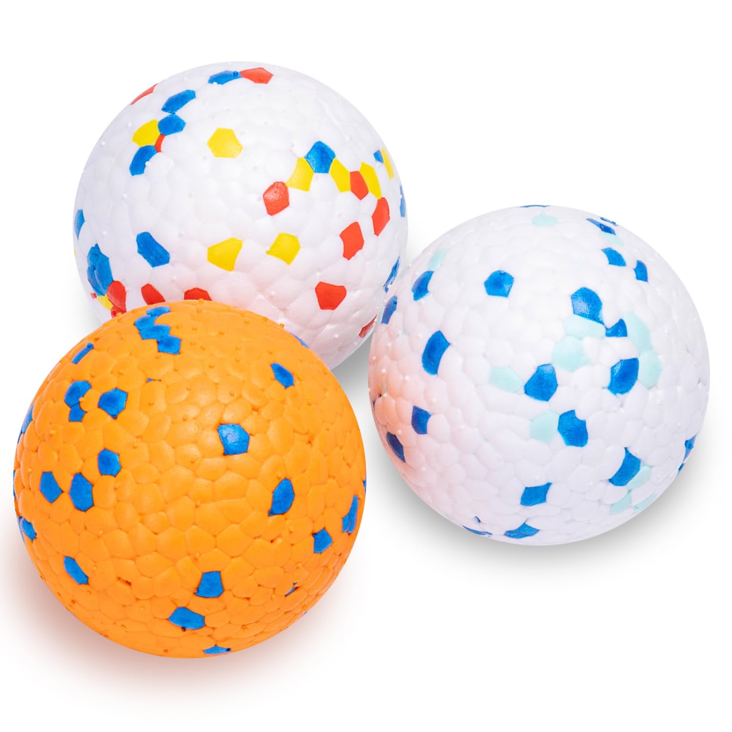 Nobleza Palla per Cani Indistruttibili, 3 Pezzi Alto Rimbalzo Palline Cane, Giochi per Cani di Piccola Media Grande Taglia, Ø 7cm