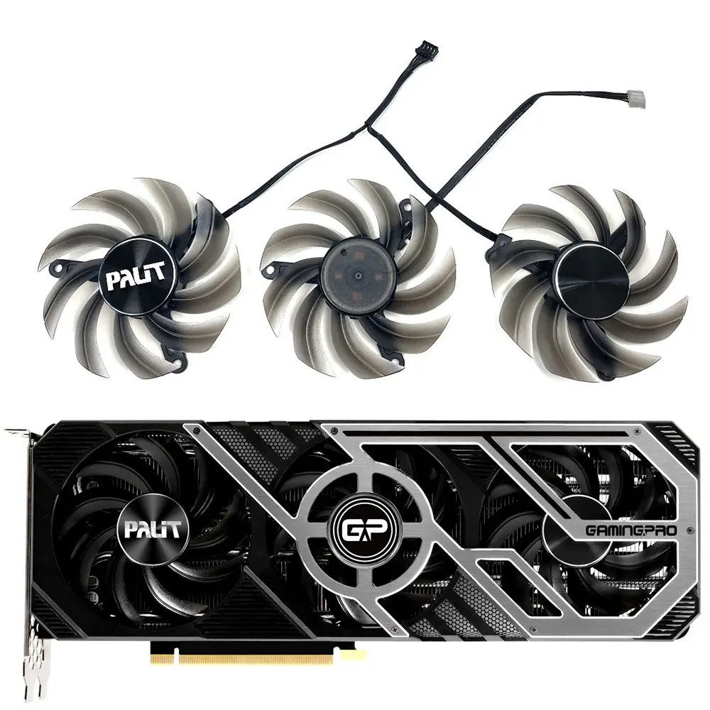 Nuovo originale 1SET RTX 3080 ventola GPU GamingPro, per Palit RTX 3060Ti, 3070, 3070Ti, 3080, 3080Ti, 3090 ventola di raffreddamento della scheda Video GamingPro