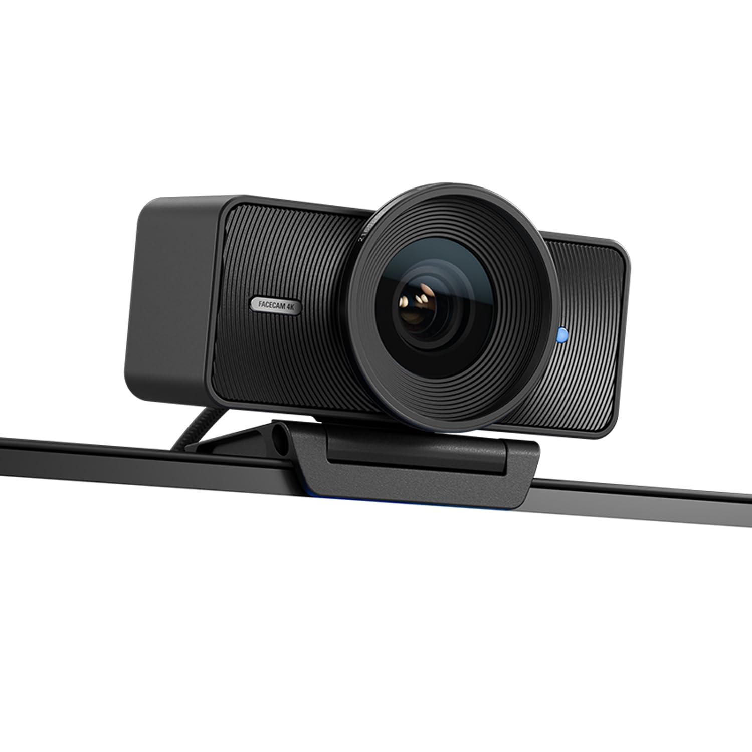 Elgato Facecam 4K, webcam da studio 4K60 con controllo DSLR | Sensore Sony STARVIS 2, filtri lente 49 mm, video non compresso, supporto HDR, design eco-friendly, USB-C