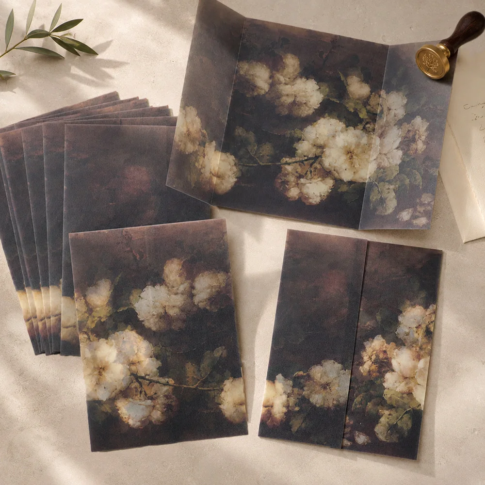 20/50 pezzi di copertine in pergamena pre-piegate per inviti di matrimonio, pacchetti di inviti per matrimoni, baby shower, inviti di compleanno