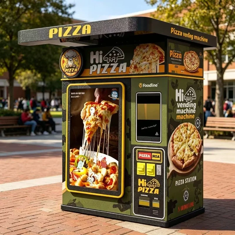 Distributore Automatico di Pizza FL Hot Food con Schermo Touch e Sistema di Pagamento Multiplo per Hall di Hotel