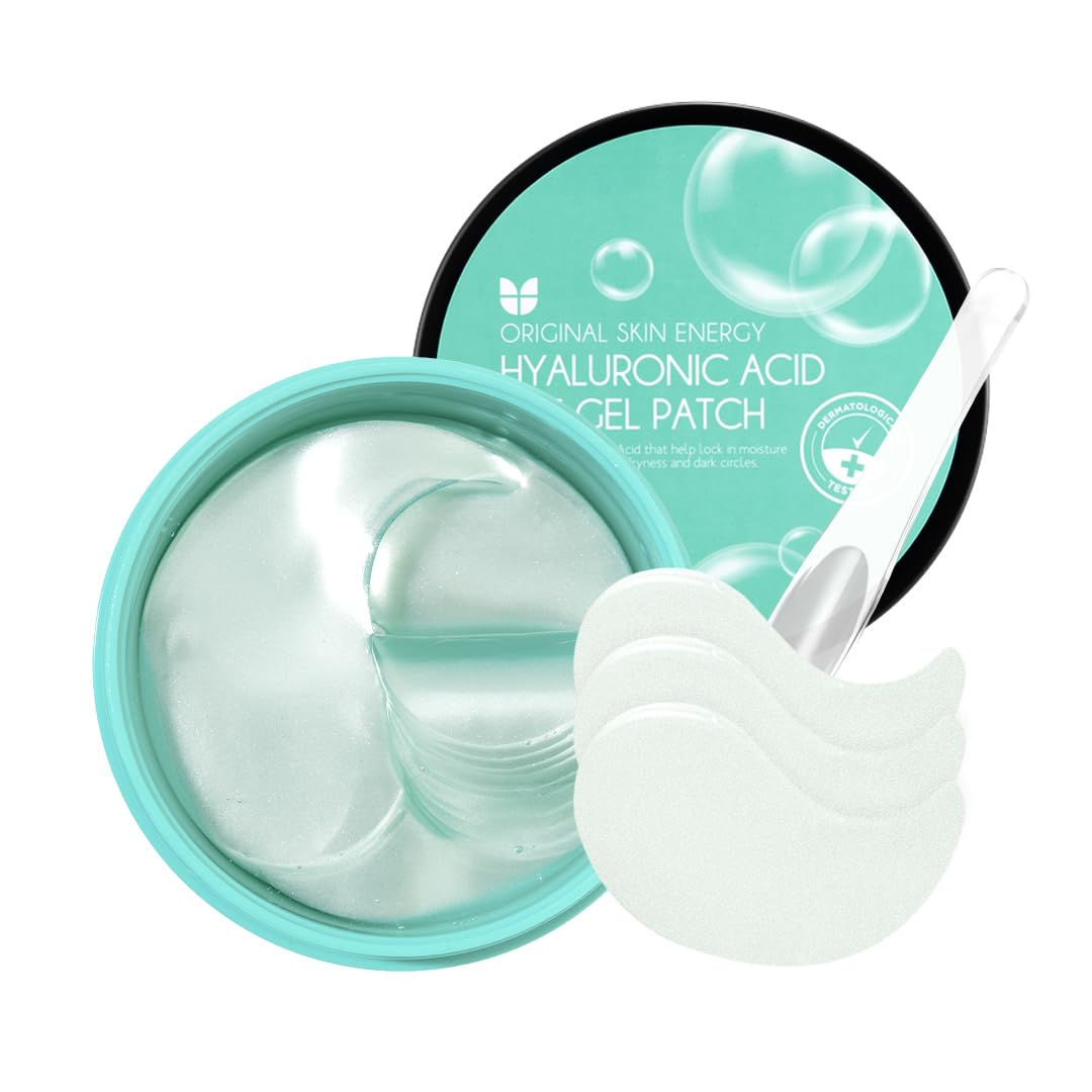Mizon Cerotti Gel per Occhi all'Acido Ialuronico (30 coppie) Trattamento per Occhi Gonfi, Occhiaie, Borse Sotto gli Occhi, Cura delle Rughe, Idratante (Hyaluronic Acid Eye Gel Pat…