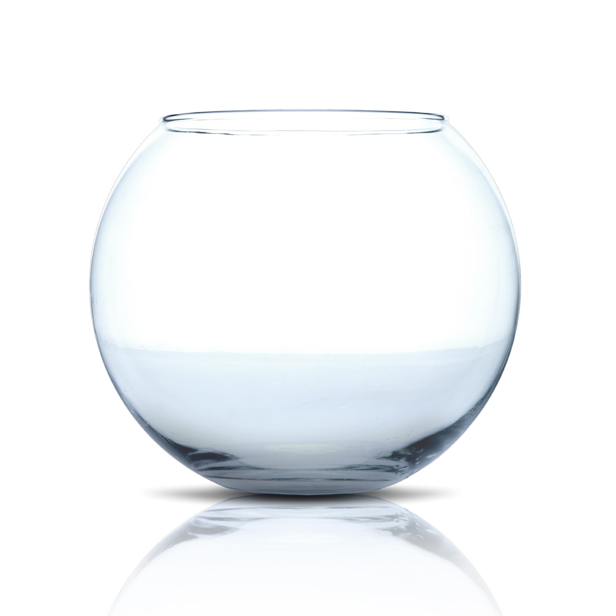 Amtra Crystal Globe - Boccia per pesci in vetro trasparente, Acquario Pesce Rosso, soffiato a mano, 30 CM