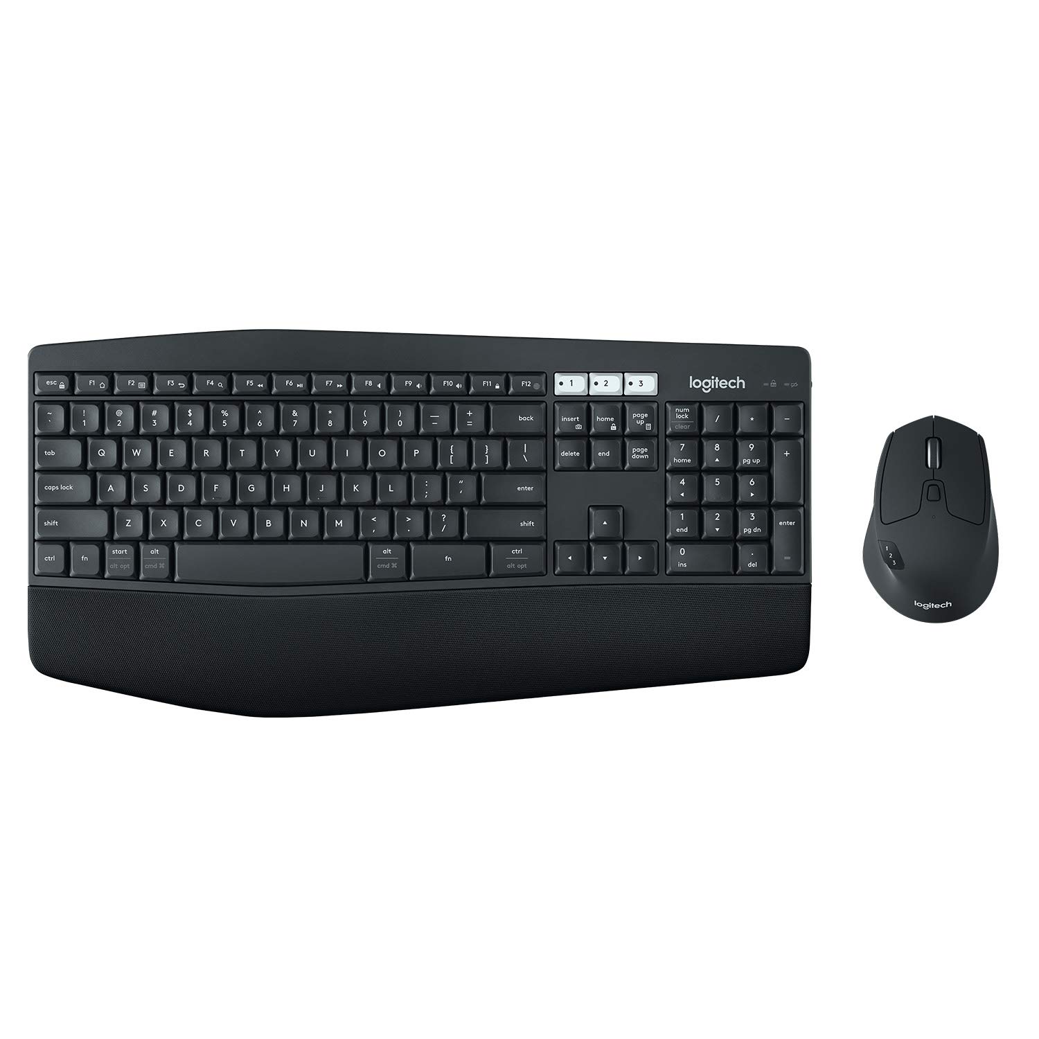 Logitech MK850 Kit Tastiera e Mouse Wireless Multidispositivo | Wireless e Bluetooth 2,4 GHz, 12 ‎Tasti Programmabili, Durata Batteria di 3 Anni, PC/Mac, Layout Italiano QWERTY ‎-…
