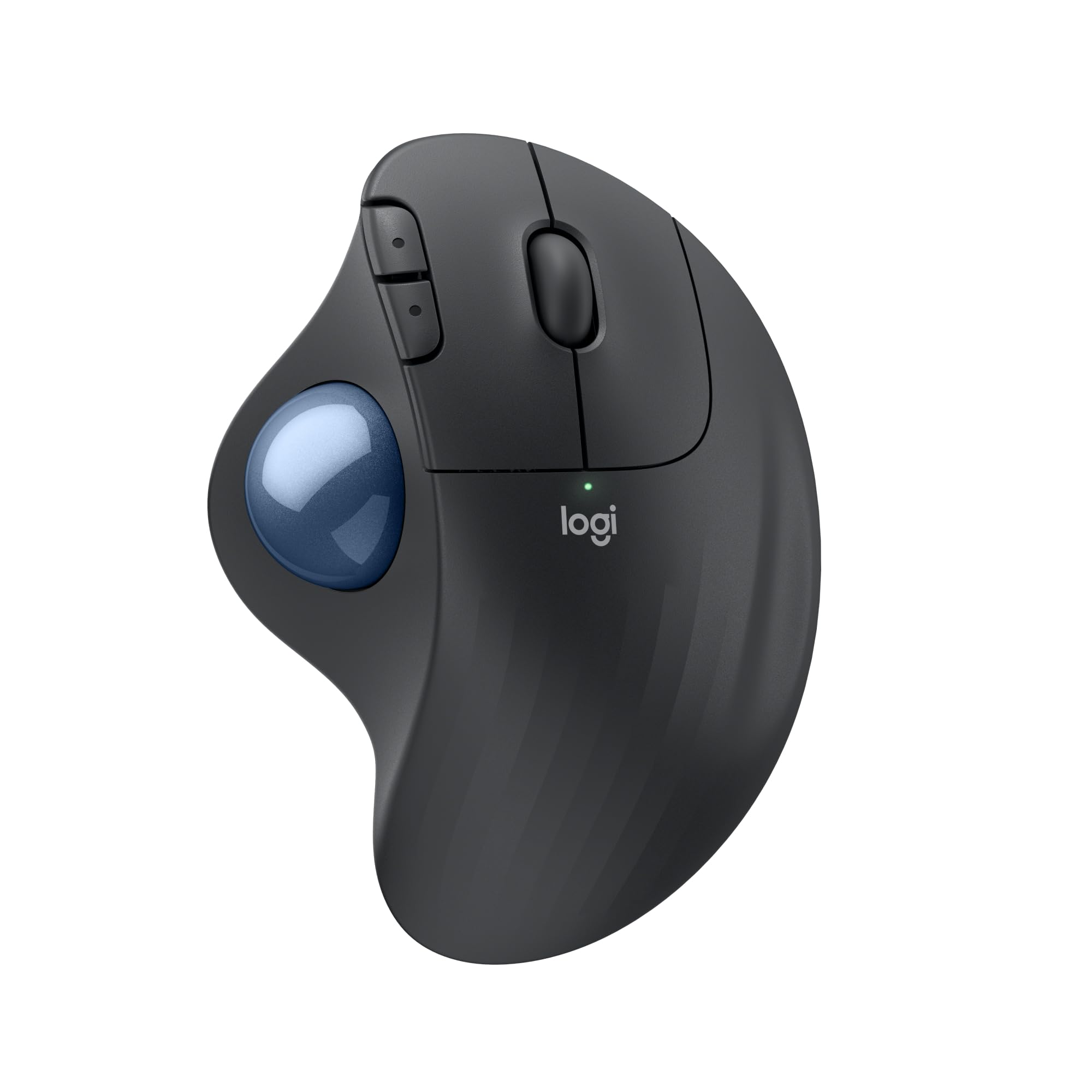 Logitech ERGO M575S mouse trackball wireless | Mouse ergonomico wireless, Bluetooth, dongle crittografato, controllo pollice, tracciamento fluido, per PC/Mac - Grafite