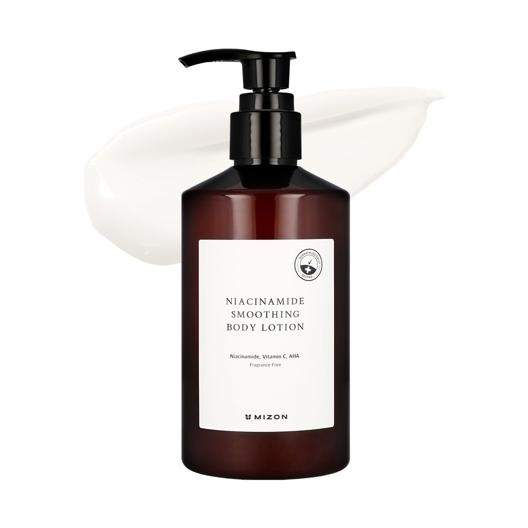 [Mizon] Lozione Corpo Levigante alla Niacinamide (300 ml) AHA, vitamina C, acido ialuronico, idratazione regolare, cura della pigmentazione, esfoliazione delicata (Niacinamide Smo…